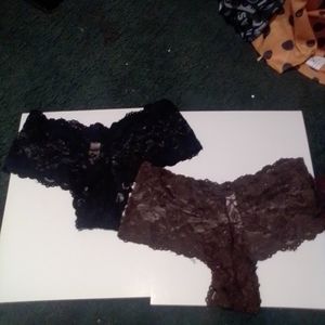 Secret Treasures Cheeky Lace Panties. 2 pairs. NWOT